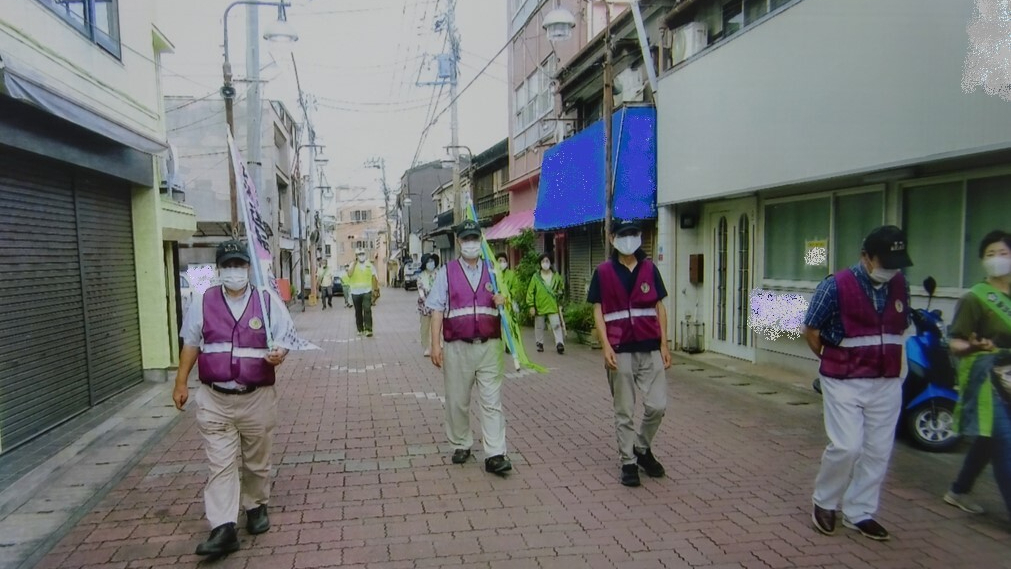 写真：防犯パトロール